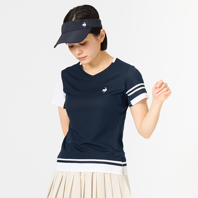 テニスウェア レディース おしゃれな 冷感ゲームシャツ