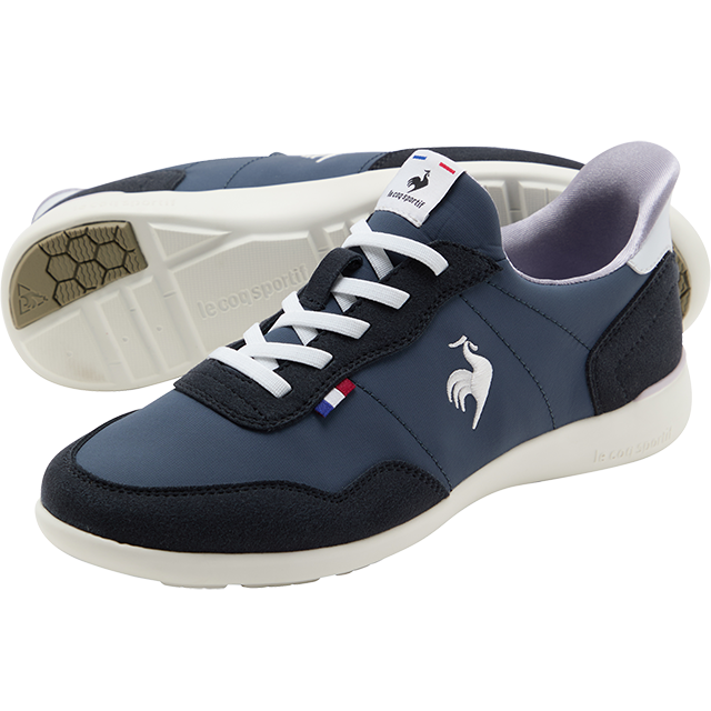 LCS セギュール Ⅲ ワイド SI 手を使わずに履けるルコックのレディーススニーカー　さっと履けるネクステップ