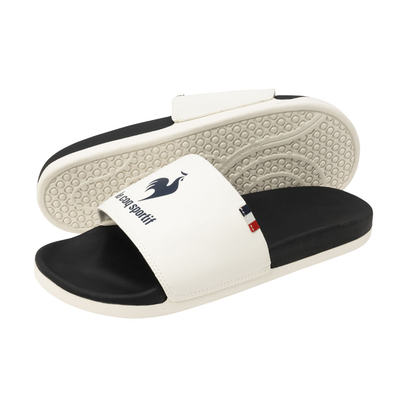 ブラック/ホワイト さっと履けるサマースニーカー、ルコックスポルティフ サンダル