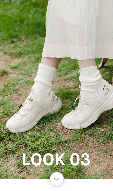 芳根京子さん着用のレディース春夏スポーツウェア。上品なフレンチモードの大人春コーデLOOK 03