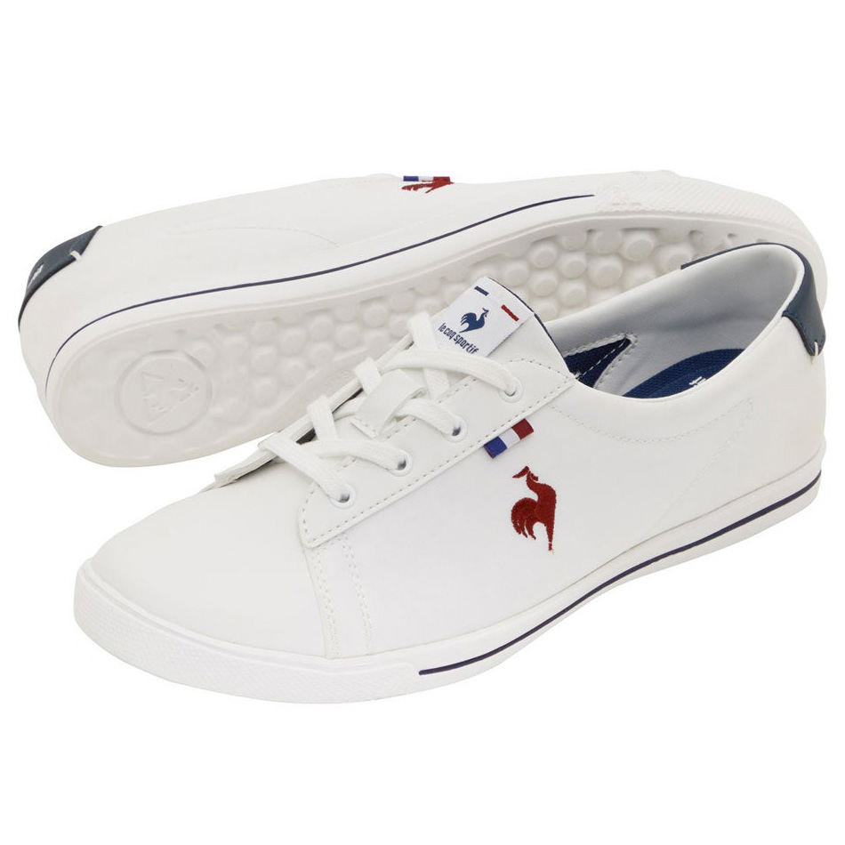 ルコックスポルティフの白スニーカー ラ ローラン SL