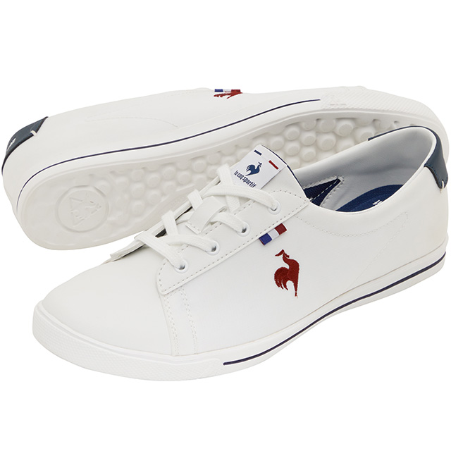 ルコックスポルティフの白スニーカー LCS テルナウォーク II