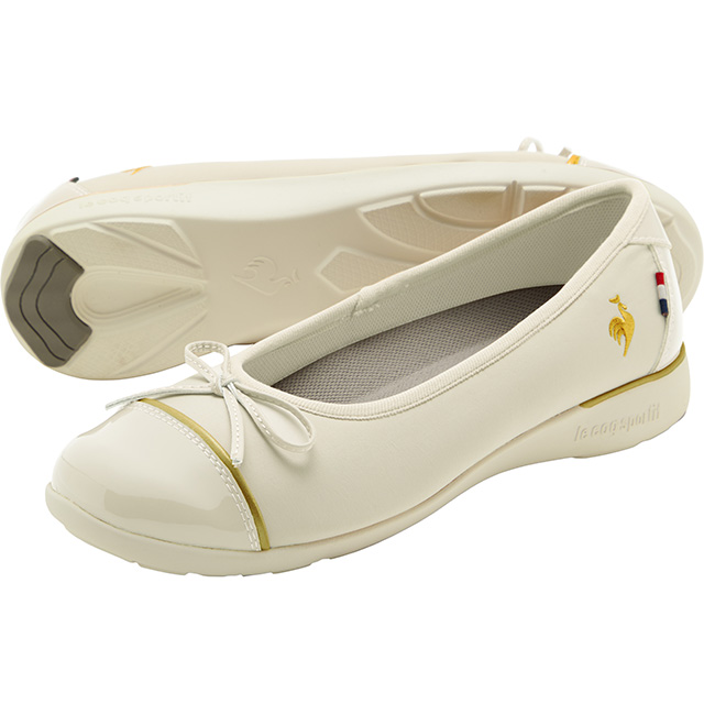 ルコックスポルティフの白スニーカー LCS モンスリー