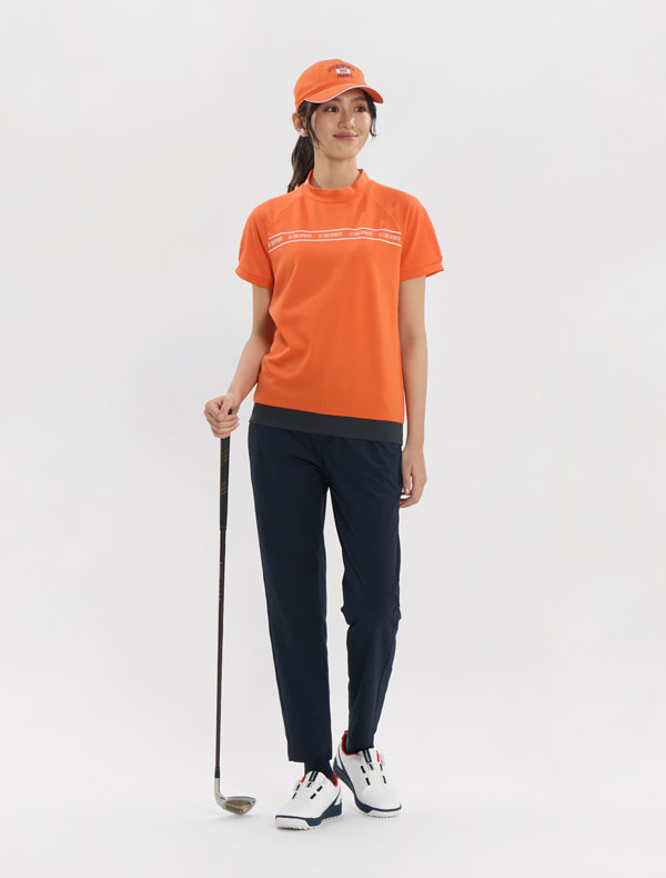 サッカーストライプ9分丈パンツ ゴルフズボン