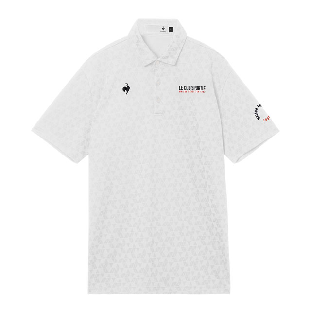 トライアングルジャカード半袖シャツ