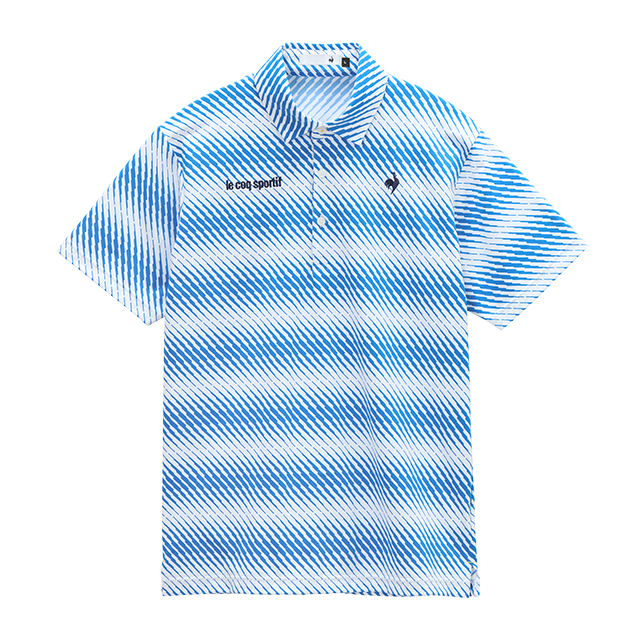 2026 SUUMER COLLECTION 変形ラインボーダー柄 半袖シャツ