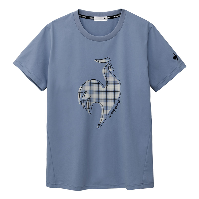ブルーサンスクリーン半袖Tシャツ　レディース