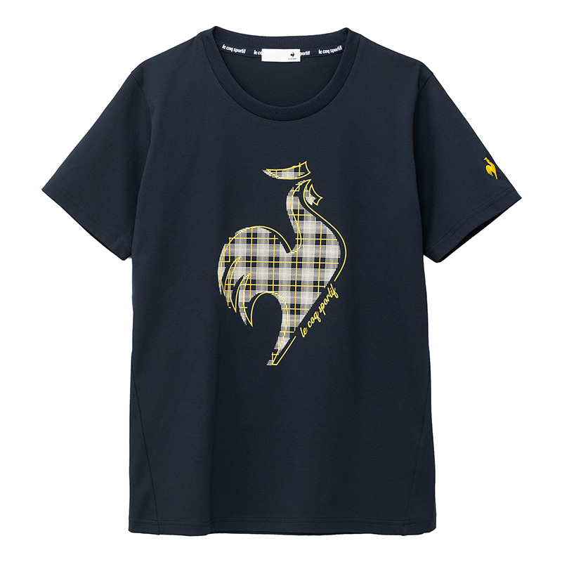 ネイビーサンスクリーン半袖Tシャツ　レディース