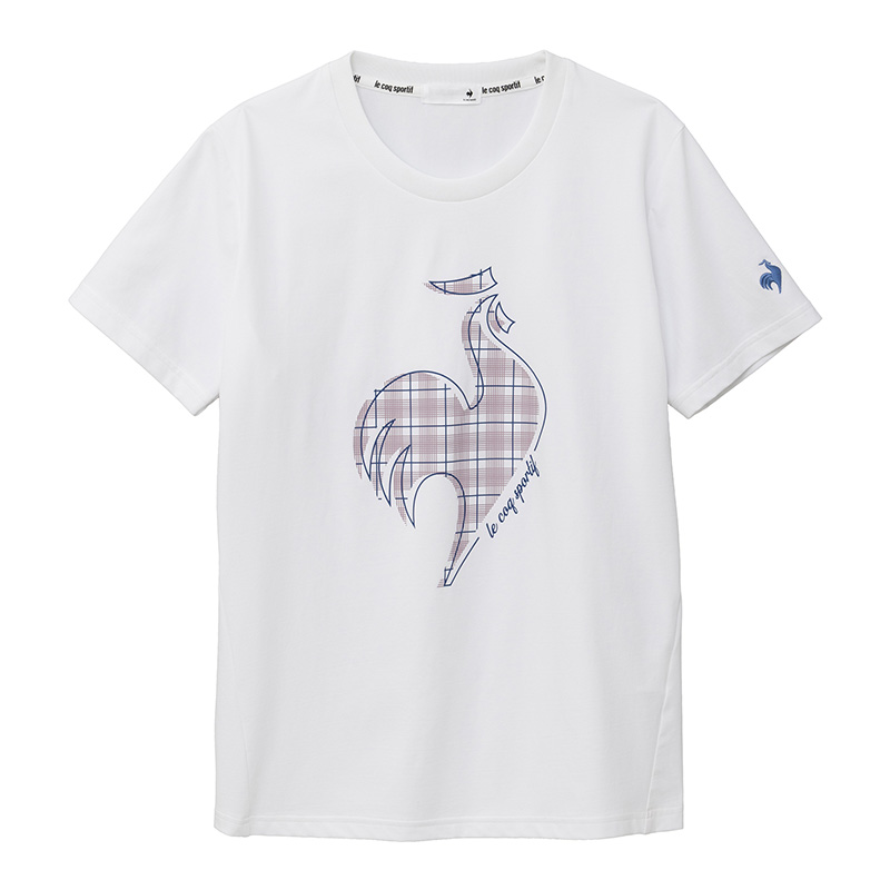ホワイト/サンスクリーン半袖Tシャツ　レディース