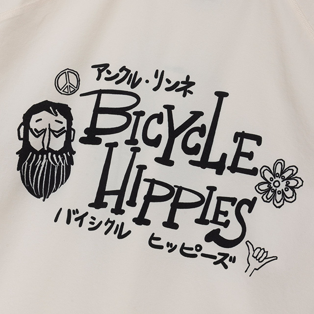 ルコックスポルティフ×アンクルリンネ コラボアイボリーのディティールカット
