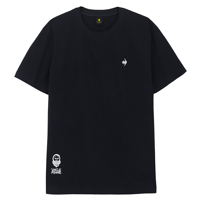 ルコックスポルティフ×アンクルリンネ コラボTシャツブラックディティール