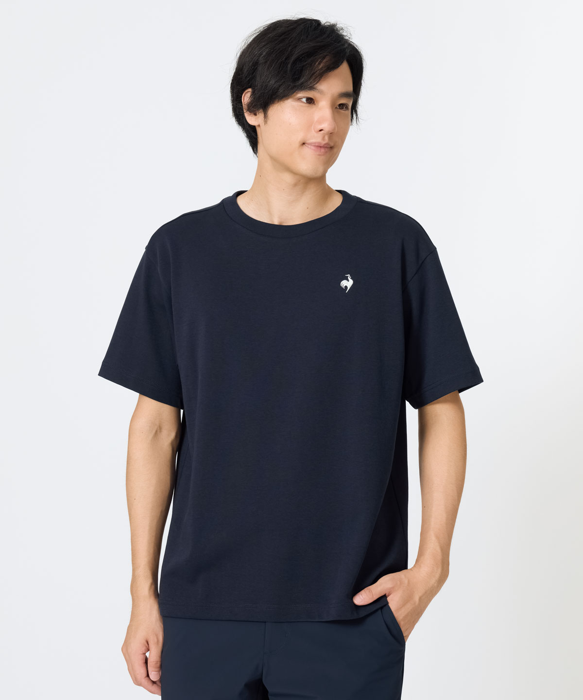 接触冷感バックプリント半袖Tシャツ