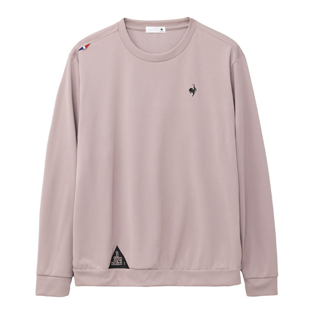 ルコックスポルティフの吸汗速乾UVカット機能付きレディース長袖Tシャツ（ピンク）