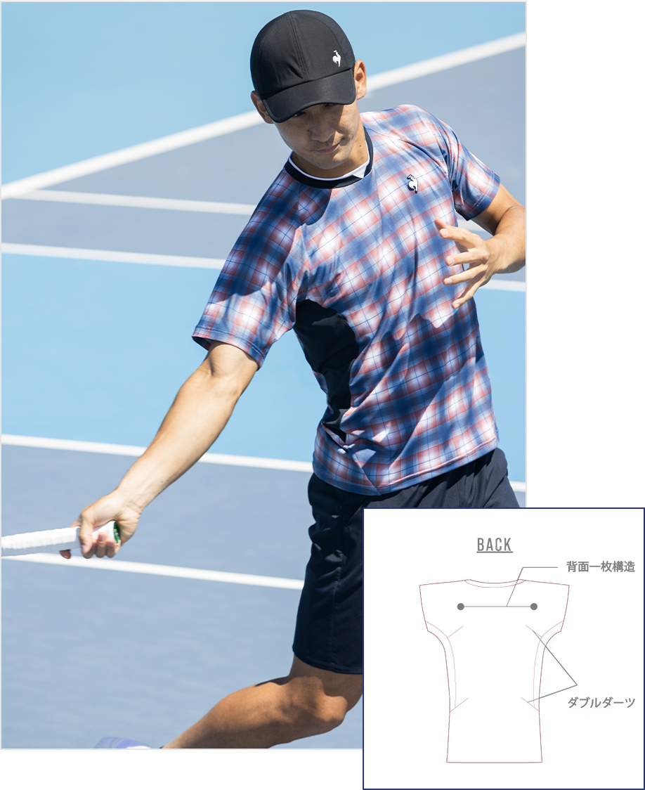日比野菜緒選手、島袋将選手着用テニスウェア | ルコックスポルティフ