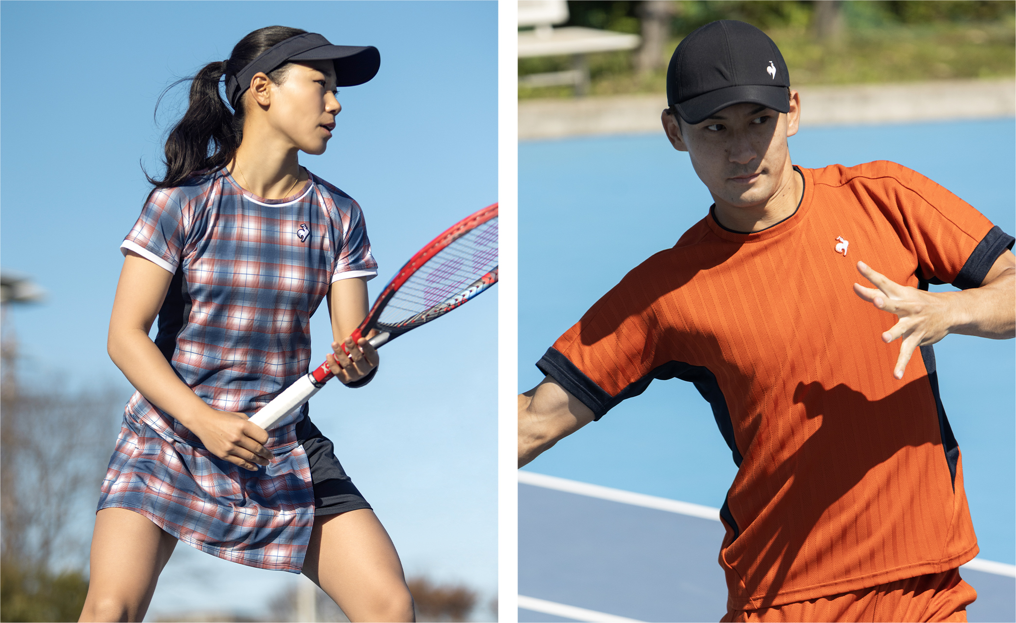 日比野菜緒選手、島袋将選手着用テニスウェア | ルコックスポルティフ