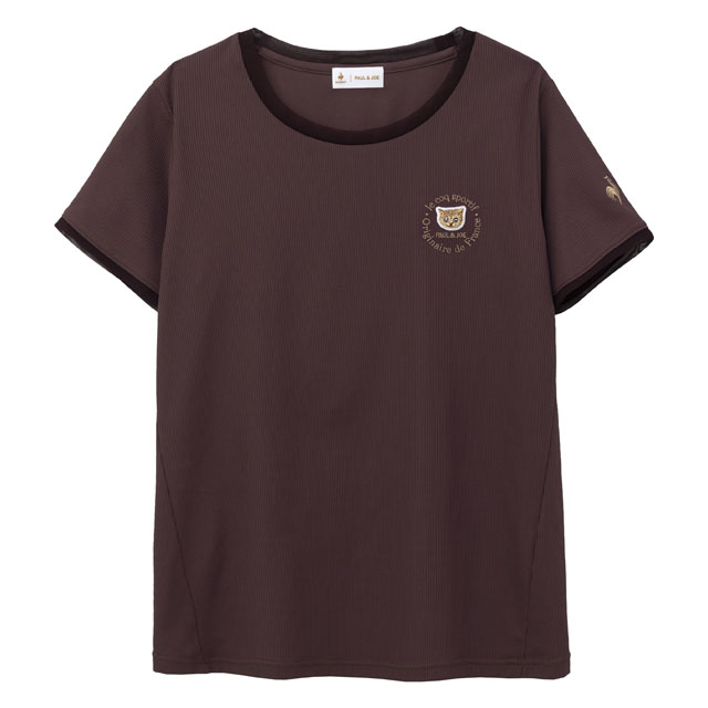 ポール アンド ジョー とルコックスポルティフのコラボレーション Tシャツ ブラウン
