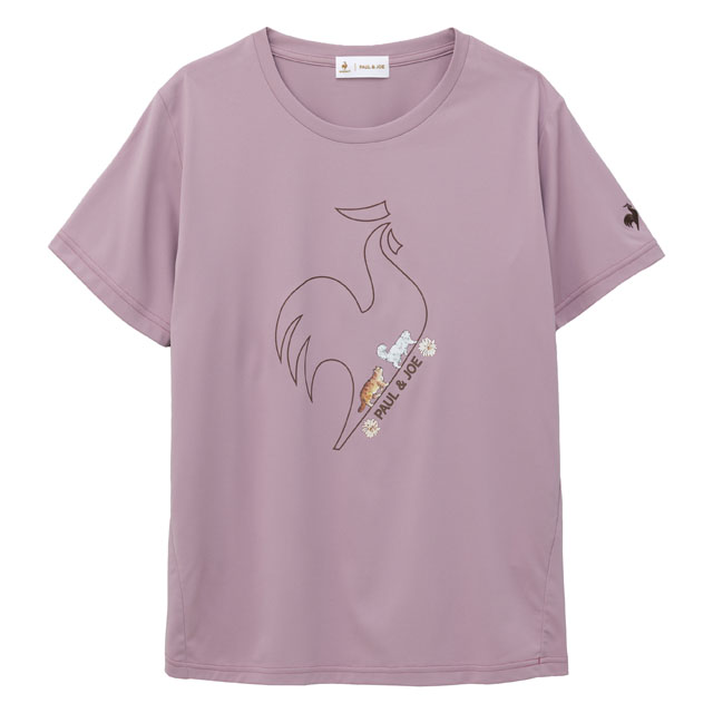 ポール アンド ジョー とルコックスポルティフのコラボレーション Tシャツ ピンク