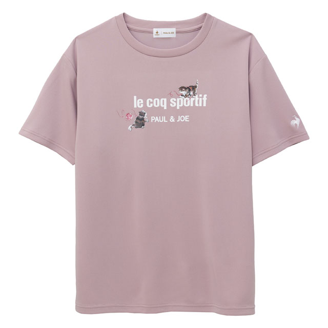 ポール アンド ジョー とルコックスポルティフのコラボレーション Tシャツ ピンク