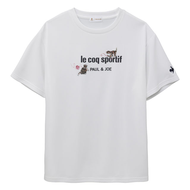 ポール アンド ジョー とルコックスポルティフのコラボレーション Tシャツ ホワイト