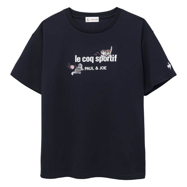 ポール アンド ジョー とルコックスポルティフのコラボレーション Tシャツ ネイビー