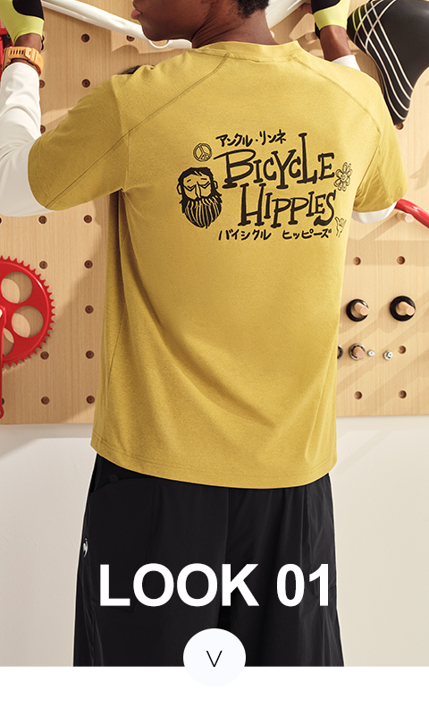 ルコックスポルティフ×アンクルリンネ コラボLOOK 01