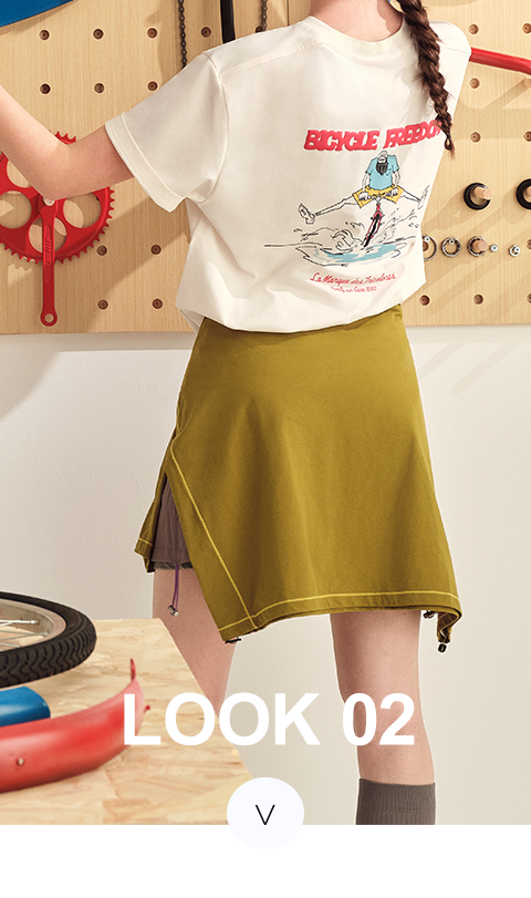 ルコックスポルティフ×アンクルリンネ コラボLOOK 02