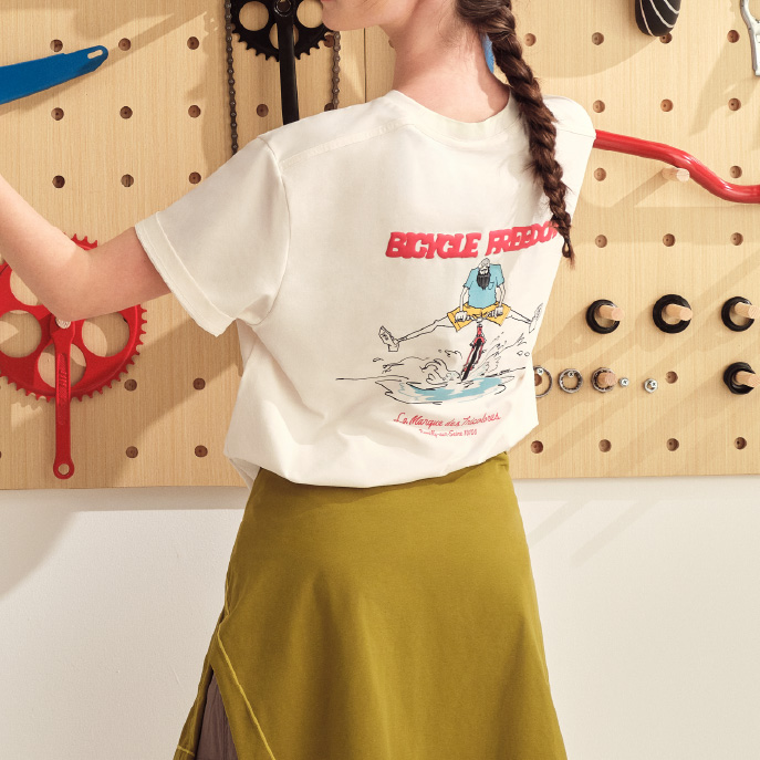 ルコックスポルティフ×アンクルリンネ コラボLOOK 02