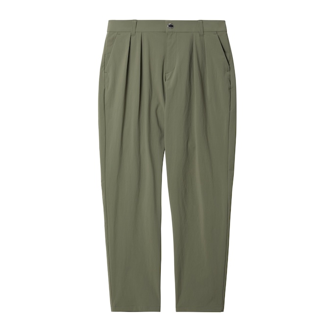 タック入り9分丈パンツ