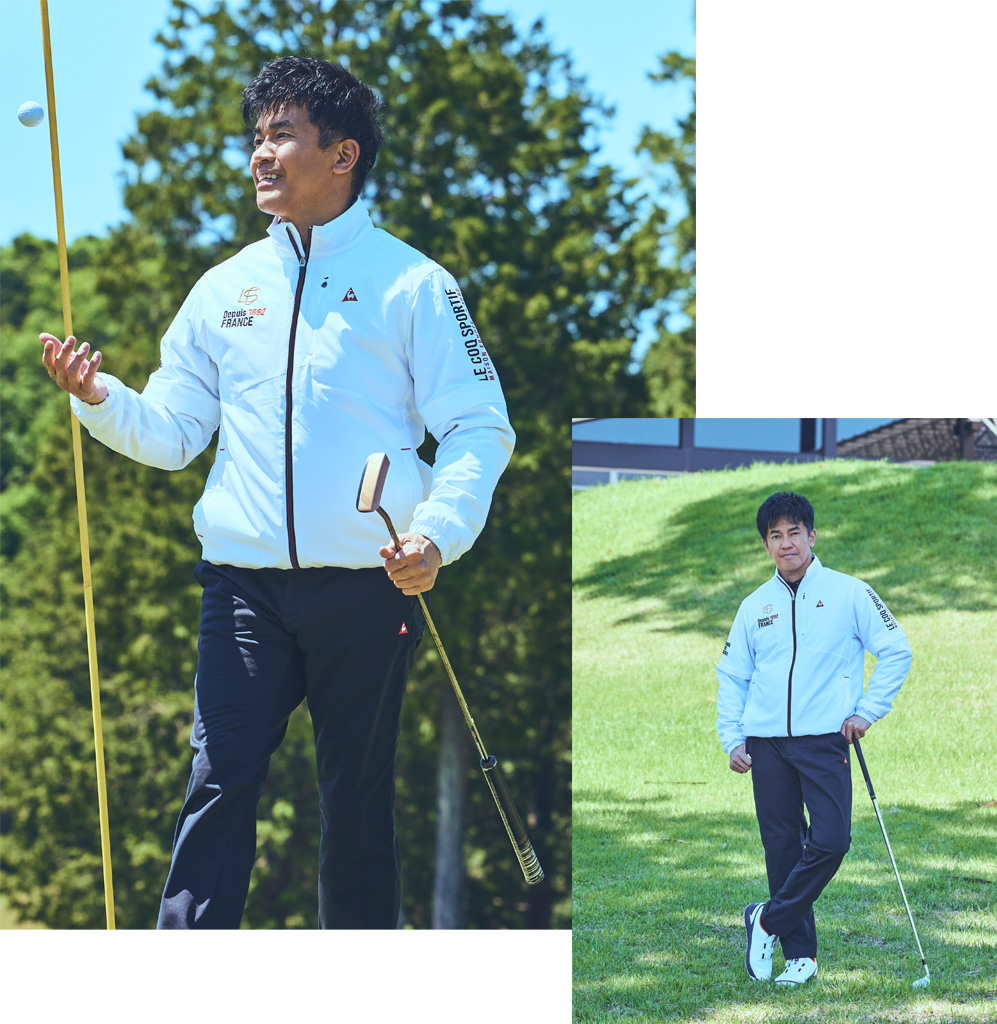 武井壮さん着用 2026年 冬の新作ゴルフウェア LOOK1