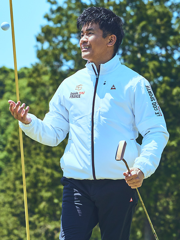 武井壮さん着用 2026年 冬の新作ゴルフウェア LOOK 01