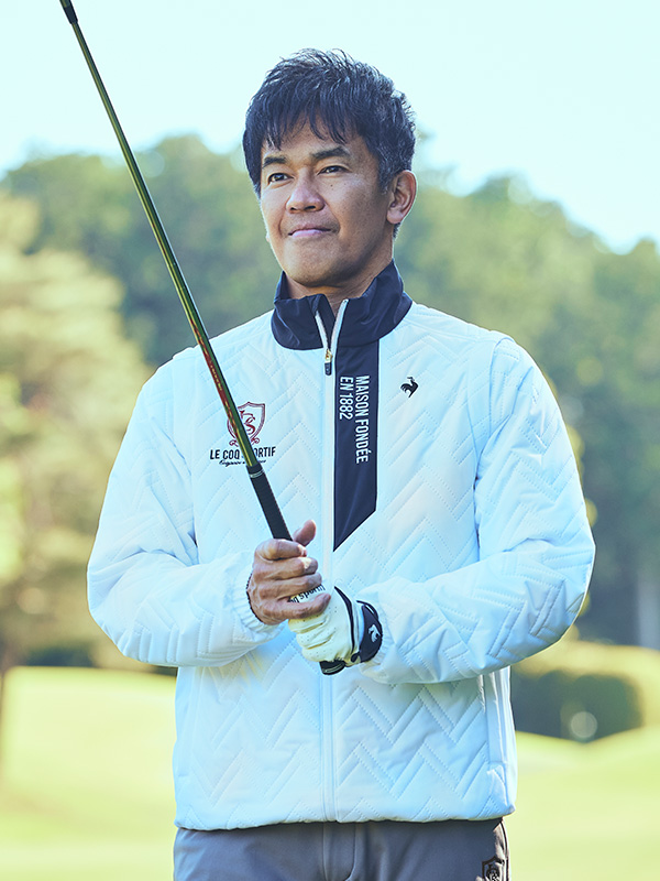 武井壮さん着用 2026年 冬の新作ゴルフウェア LOOK 03