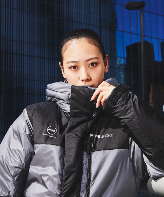 次世代クリエイター3人が着こなす MOVESPORTダウンジャケット 次世代クリエイター3人が着こなす MOVESPORTダウンジャケット