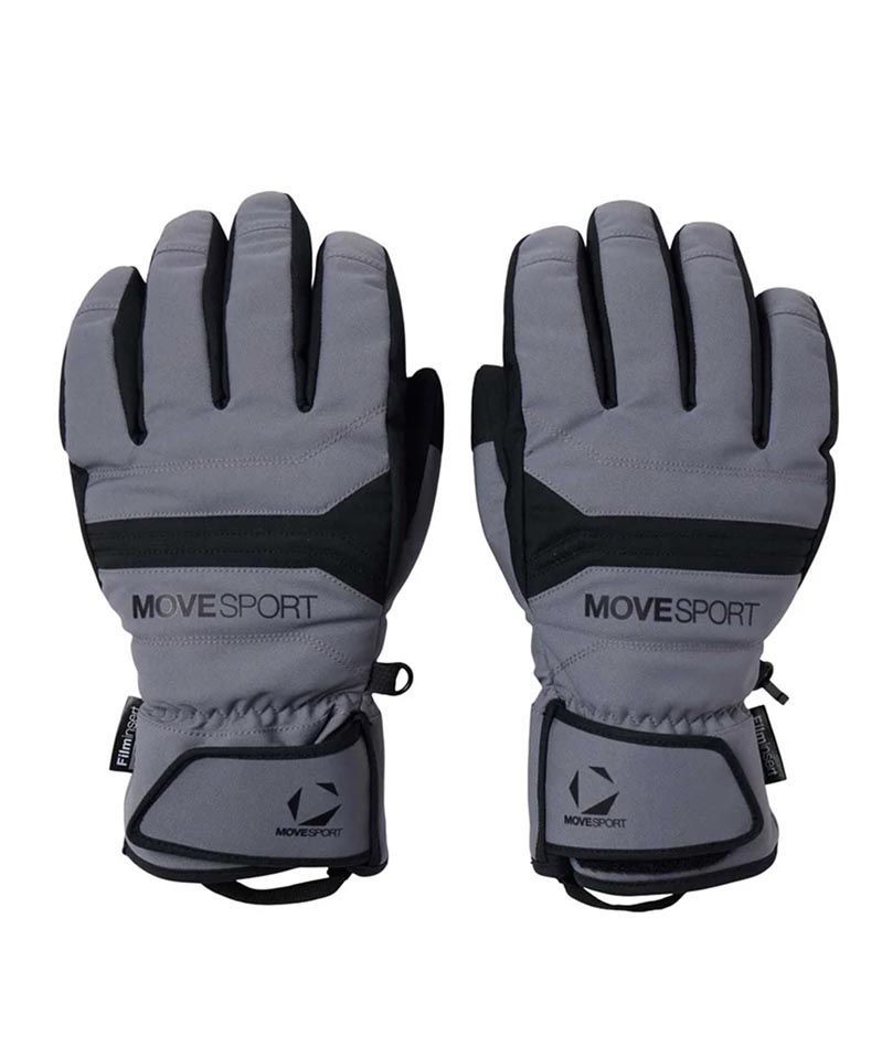 ムーブスポーツのスキーグローブ｜スキーに必要な基本機能（透湿・防水・防風）を搭載し、握りやすく、濡れにくい初心者でも安心・快適に使える５本指グローブ