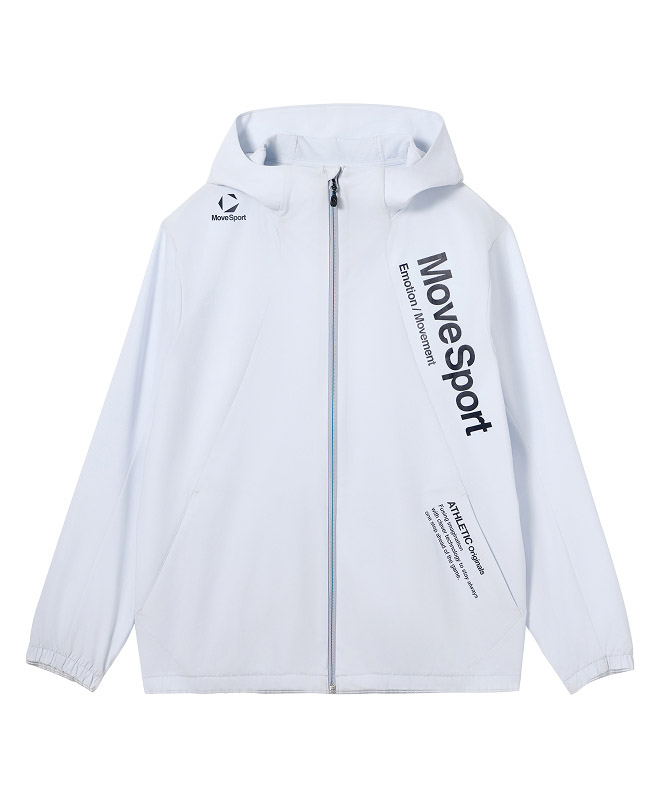 ライトグレーのサンスクリーンのジャケット