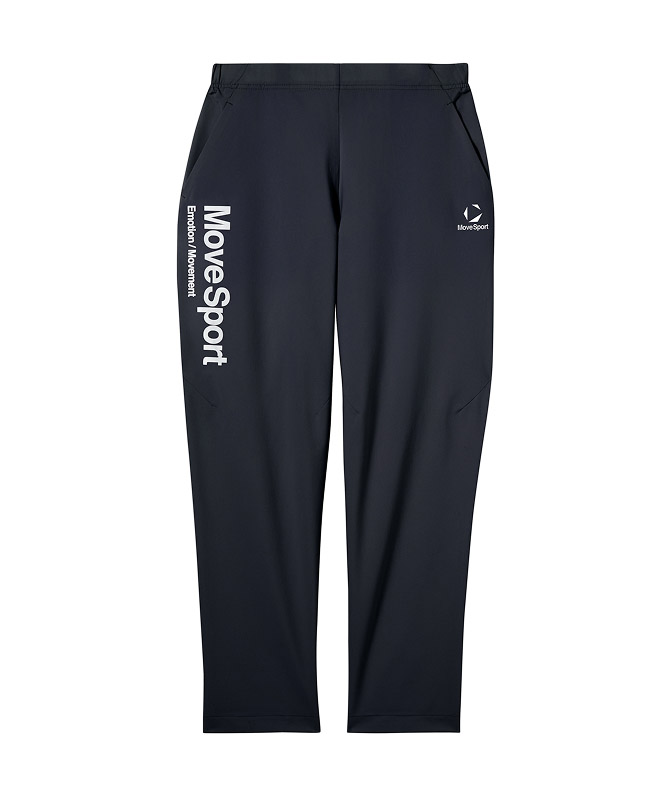 ネイビーのサンスクリーンのロングパンツ