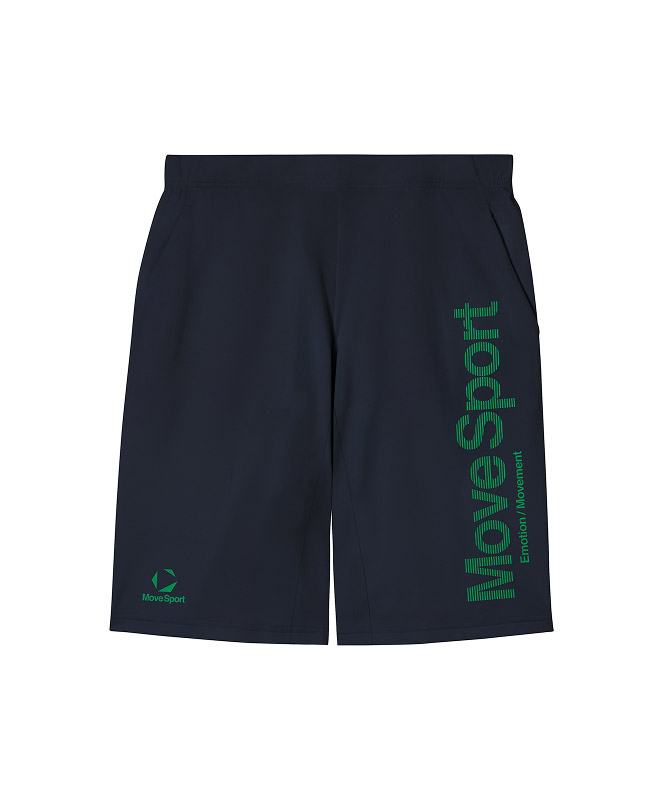 ネイビーのスポーツハーフパンツ