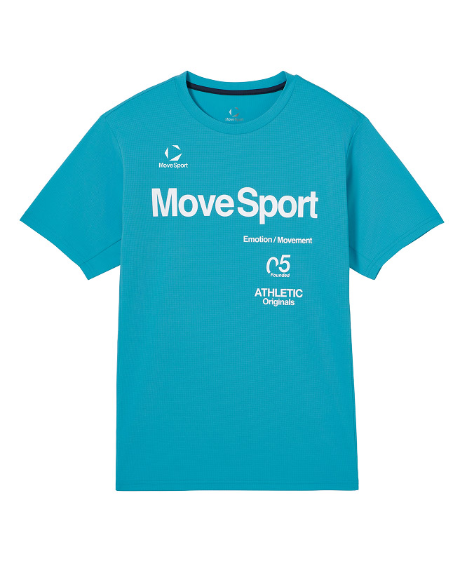 エメラルドグリーン（水色系）のクーリスト半袖シャツ