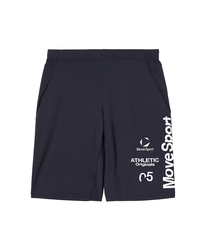 ネイビーのクーリストハーフパンツ