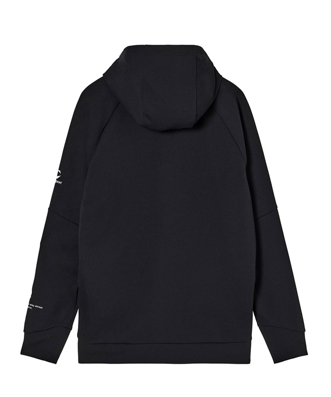 黒いバレーボールスウェットジャケット