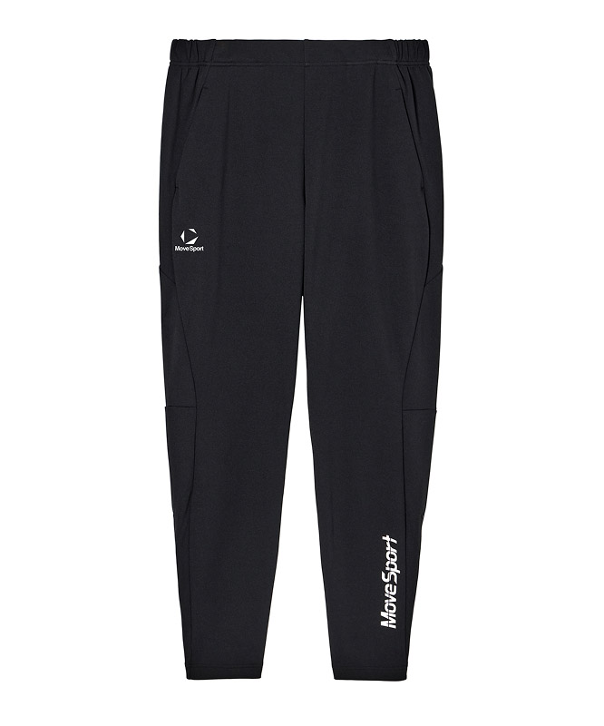 黒いバレーボールスウェットロングパンツ