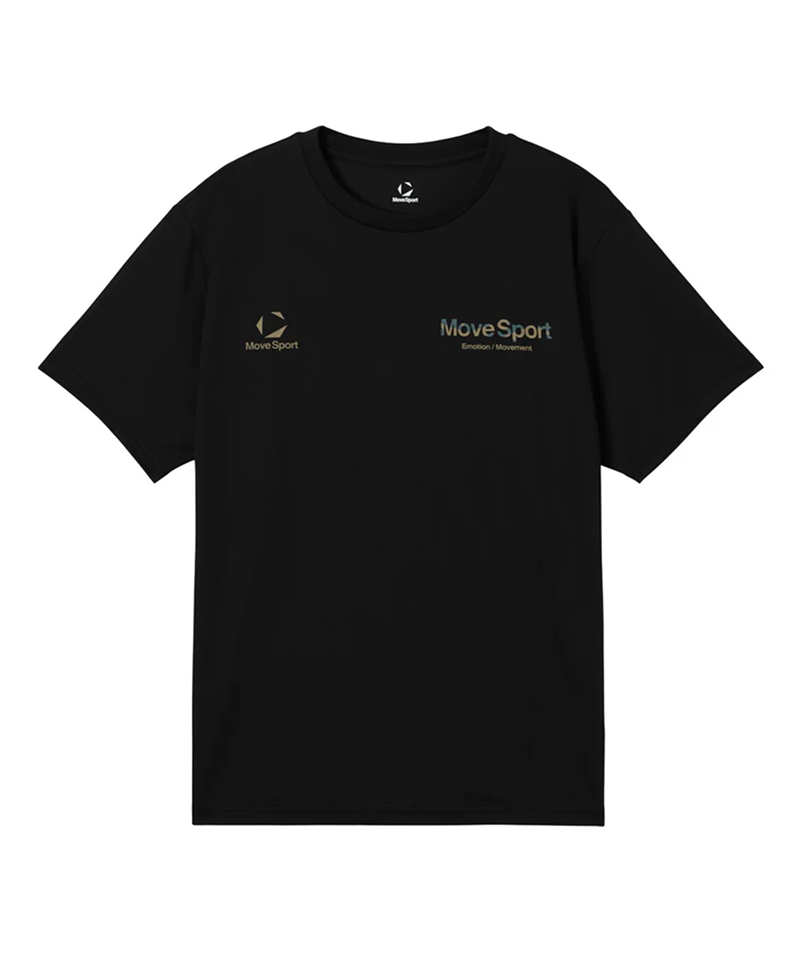ムーブスポーツのスポーツウェア｜カモフラージュ柄のプリントの黒いTシャツ