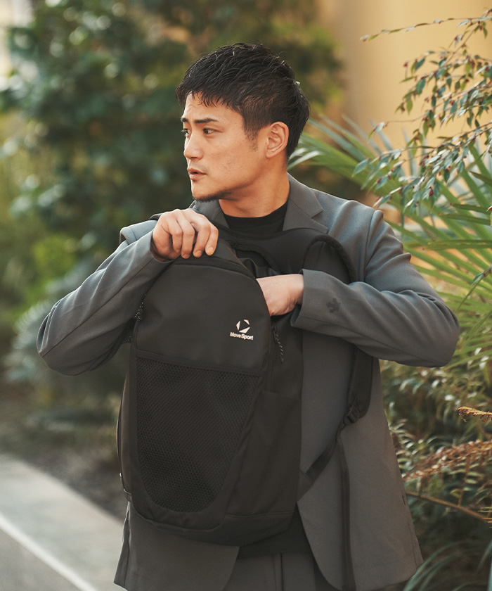 ムーブスポーツ　ビジネスリュック、ジムバッグ