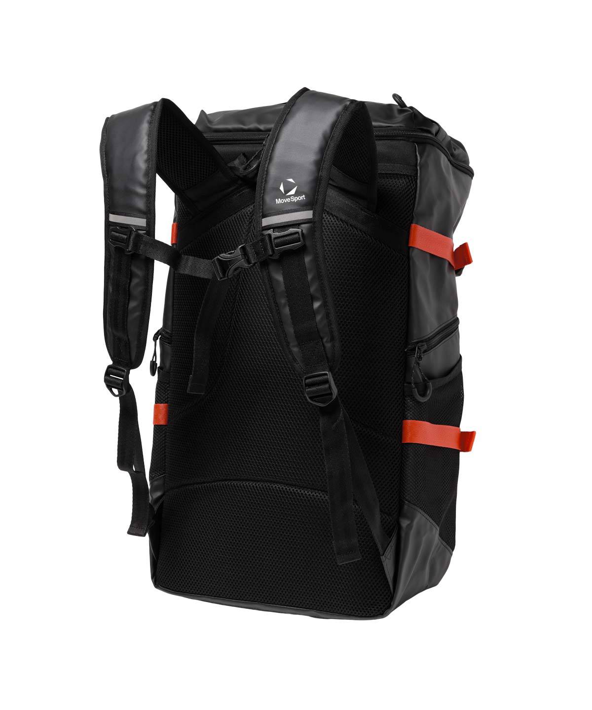 体にフィットするショルダーハーネス形状。