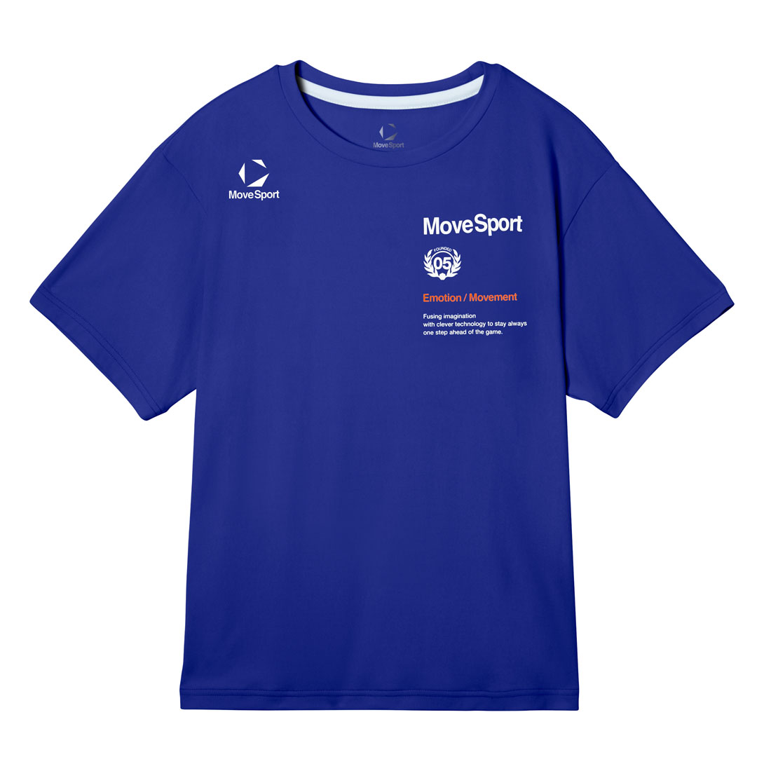 接触冷感半袖シャツ 接触冷感機能を持つムーブスポーツのメンズ冷感スポーツTシャツ。