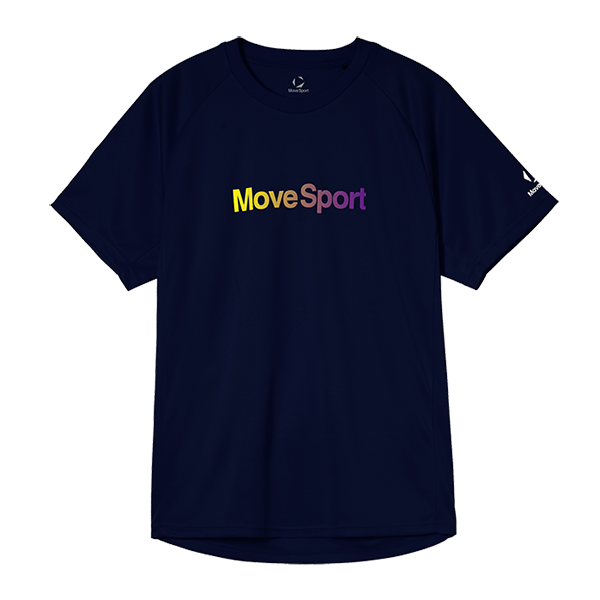 豊富なカラーから選べるバレーTシャツや各部活の練習着におすすめなムーブスポーツの吸汗プラクティスシャツ ネイビー