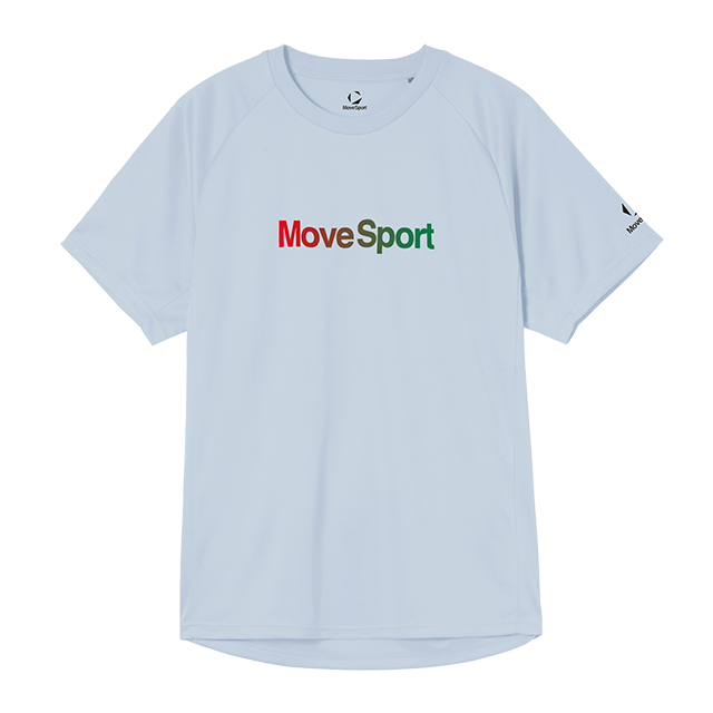 豊富なカラーから選べるバレーTシャツや各部活の練習着におすすめなムーブスポーツの吸汗プラクティスシャツ ホワイト