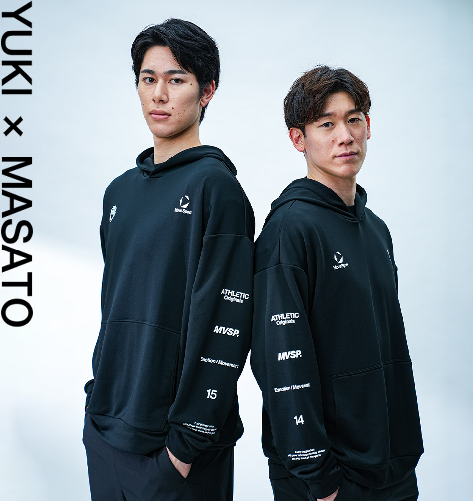 石川選手×甲斐選手コラボ着用イメージ