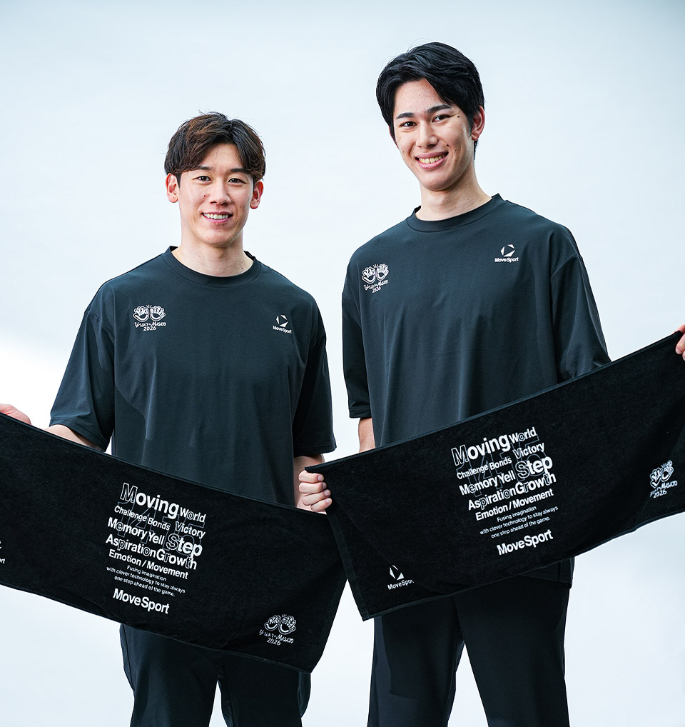 石川選手×甲斐選手コラボ着用イメージ