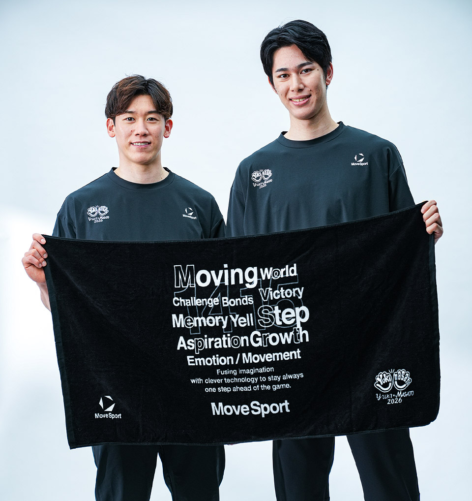 石川選手×甲斐選手コラボ着用イメージ