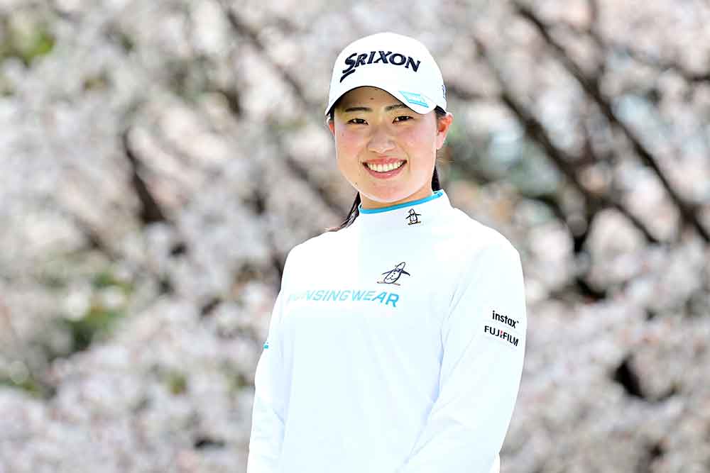【竹田麗央プロ着用】はっ水ストレッチダブルクロススカート